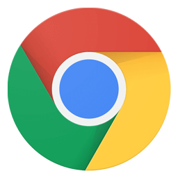 Chrome logo with a colorful circular design